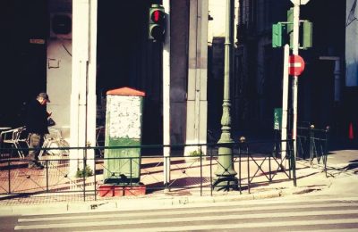 Κάγκελα , διαβάσεις πεζών,οδός Πειραιώς