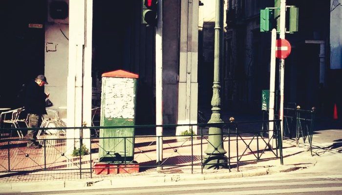 Κάγκελα , διαβάσεις πεζών,οδός Πειραιώς