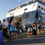 Αυξημένη η κίνηση στα λιμάνια λόγω της εξόδου του μεγαλύτερου μέρους των εκδρομέων