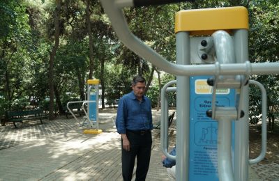 Επίσκεψη Γ. Καμίνη στο νέο Δημοτικό Γυμναστήριο Κυψέλης και το Πάρκο Υπαίθριας