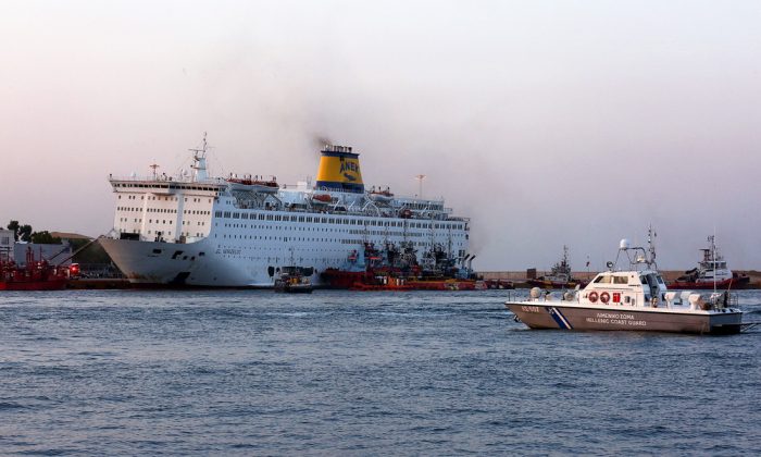 ΦΩΤΙΑ ΣΤΟ ΠΛΟΙΟ «ΕΛΕΥΘΕΡΙΟΣ ΒΕΝΙΖΕΛΟΣ»