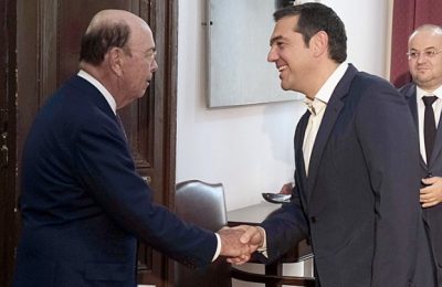 Τηλεφωνική επικοινωνία με Τσίπρα - Ρος για τις επενδύσεις στην Ελλάδα