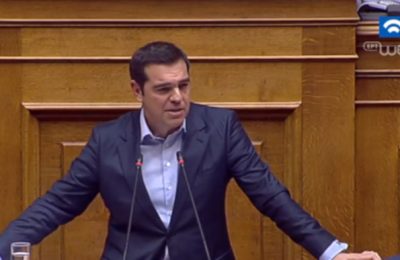 Ομιλία Τσίπρα στη Βουλή για τις μειώσεις στις ασφαλιστικές εισφορές
