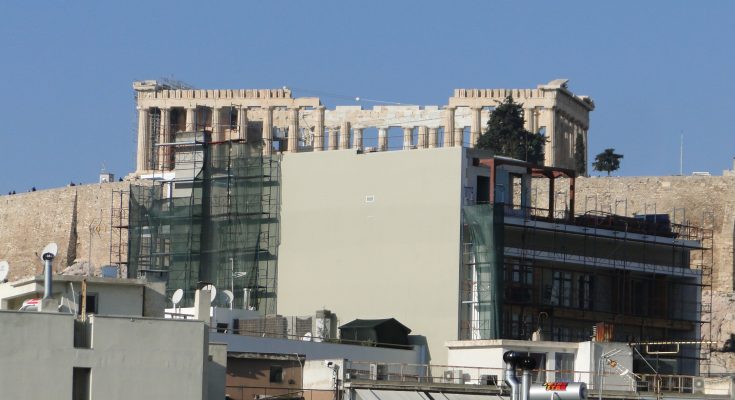 πολυώροφο κτίριο στην περιοχή Μακρυγιάννη