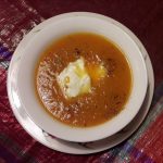 Κολοκυθόσουπα με κόκκινη κολοκύθα βελουτέ