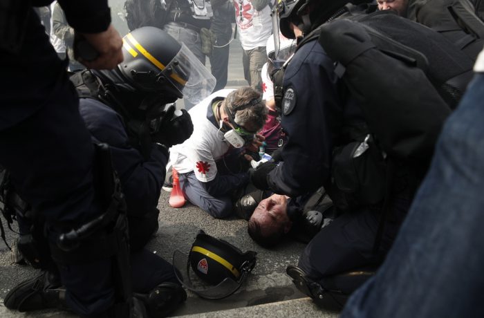 Labor Day and Yellow Vests protest in Paris
