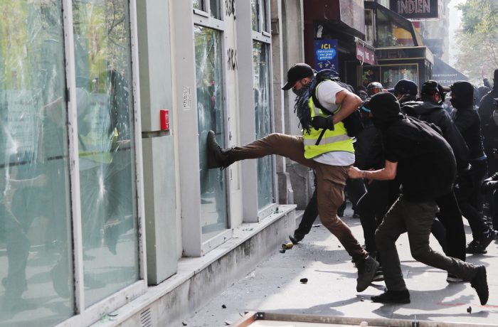 Labor Day and Yellow Vests protest in Paris