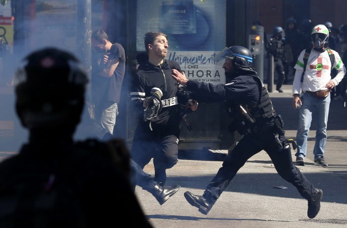 Labor Day and Yellow Vests protest in Toulouse