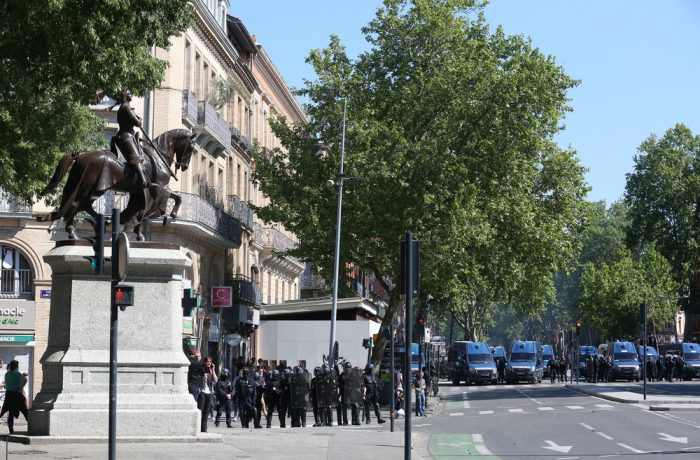 Labor Day and Yellow Vests protest in Toulouse