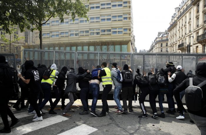 Labor Day and Yellow Vests protest in Paris