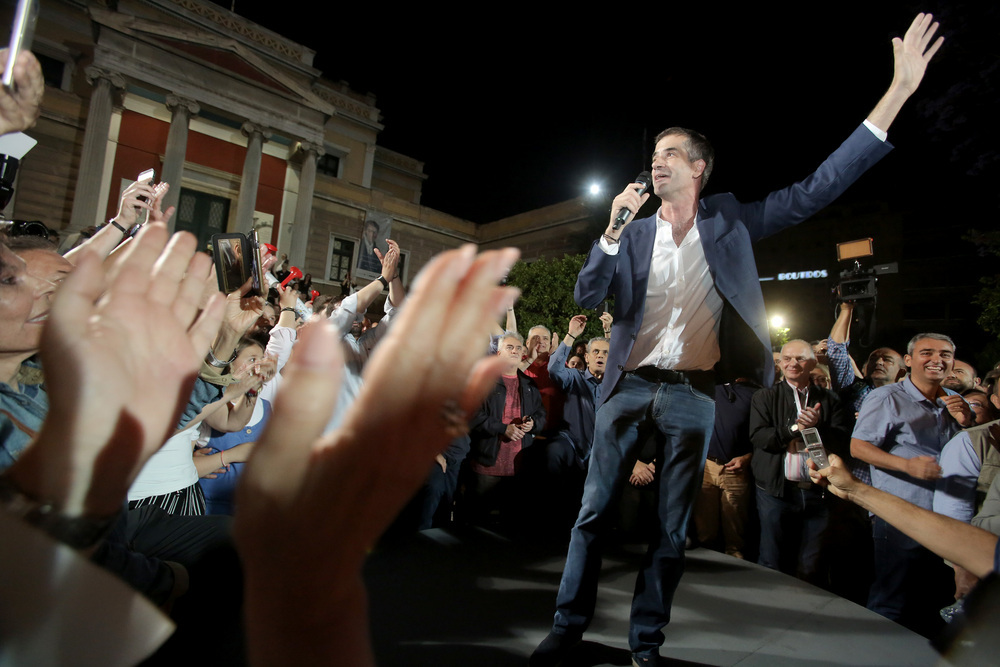 Κώστας Μπακογιάννης, το βράδυ του β' γύρου των εκλογών