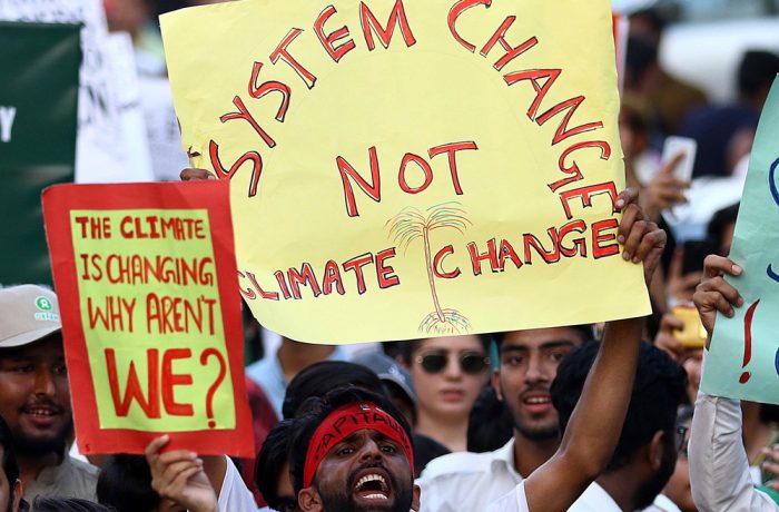 Global Climate protest in Karachi