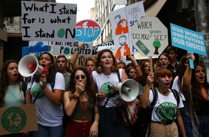 Global climate strike in Athens