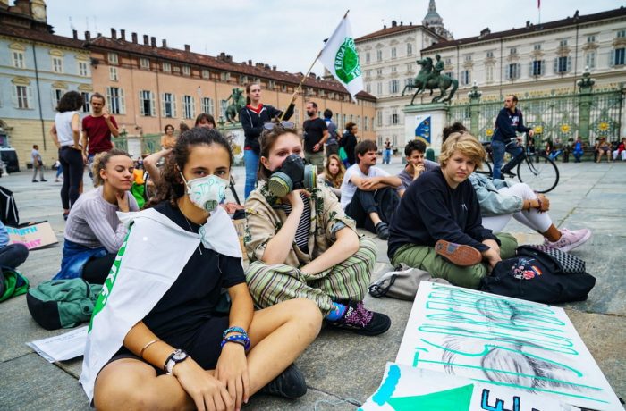 Friday for Future climate strike in Turin