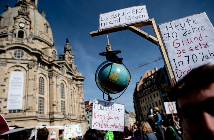 Global Fridays For Future demonstration in Dresden