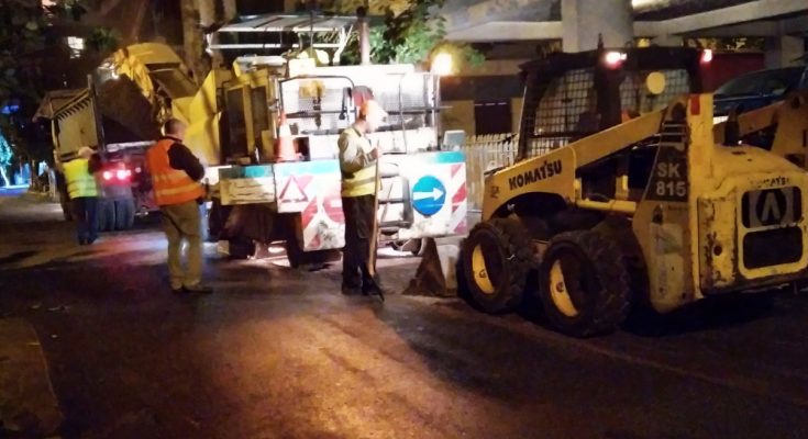 Ασφαλτοστρώσεις στην Αθήνα, Νοέμβριος 2019