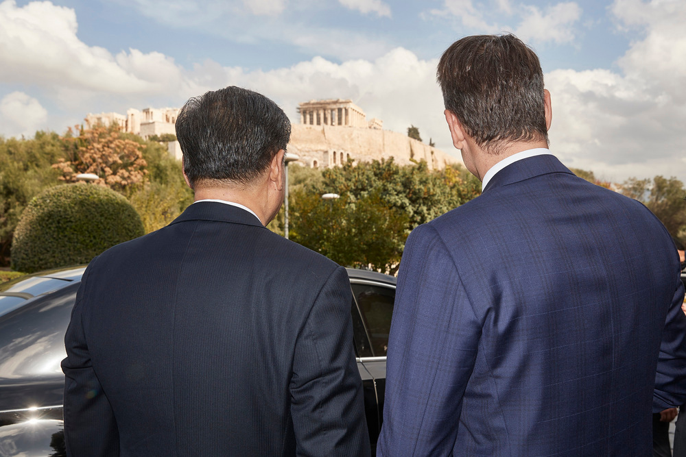 Γεύμα του πρωθυπουργού προς τιμήν του Κινέζου προέδρου στο Μ. Ακρόπολης