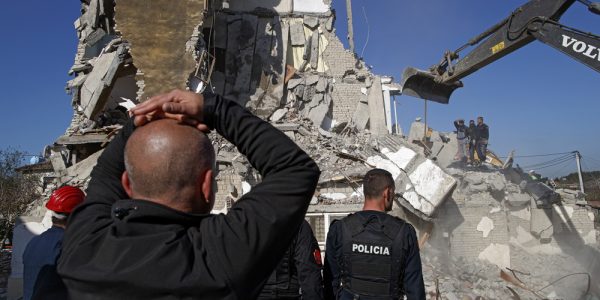 Earthquake aftermath in Albania