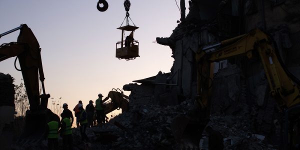 Earthquake aftermath in Albania
