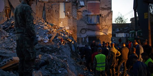 Earthquake aftermath in Albania
