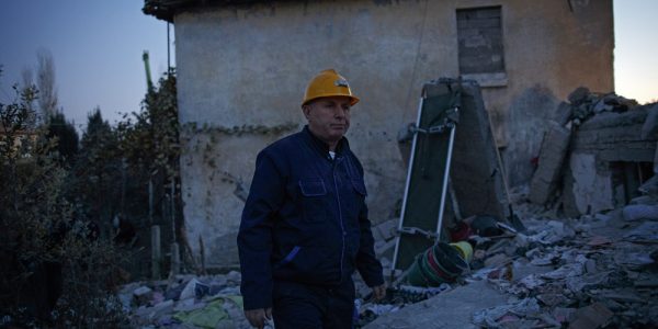 Earthquake aftermath in Albania