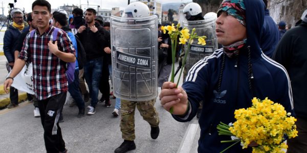 ΜΥΤΙΛΗΝΗ ΔΙΑΔΗΛΩΣΗ ΜΕΤΑΝΑΣΤΩΝ ΓΙΑ ΤΟ ΑΣΥΛΟ