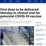 Covid-19: Οι ΗΠΑ ξεκινούν σήμερα την κλινική δοκιμή εμβολίου σε ασθενείς στο Σιάτλ